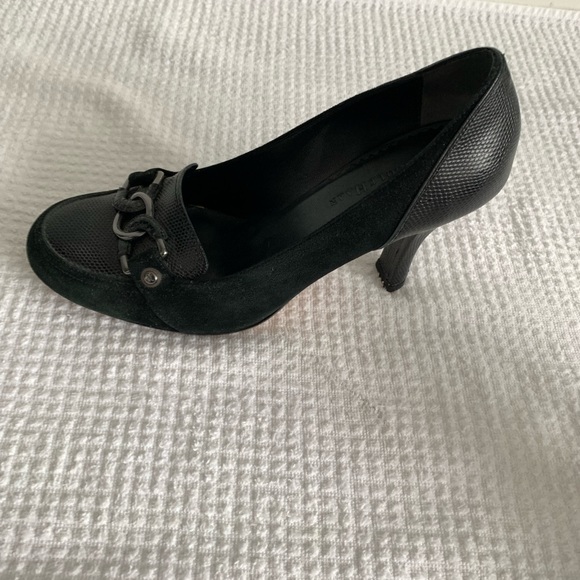 Cole Haan Suede-leather black pumps - Picture 2 of 4
